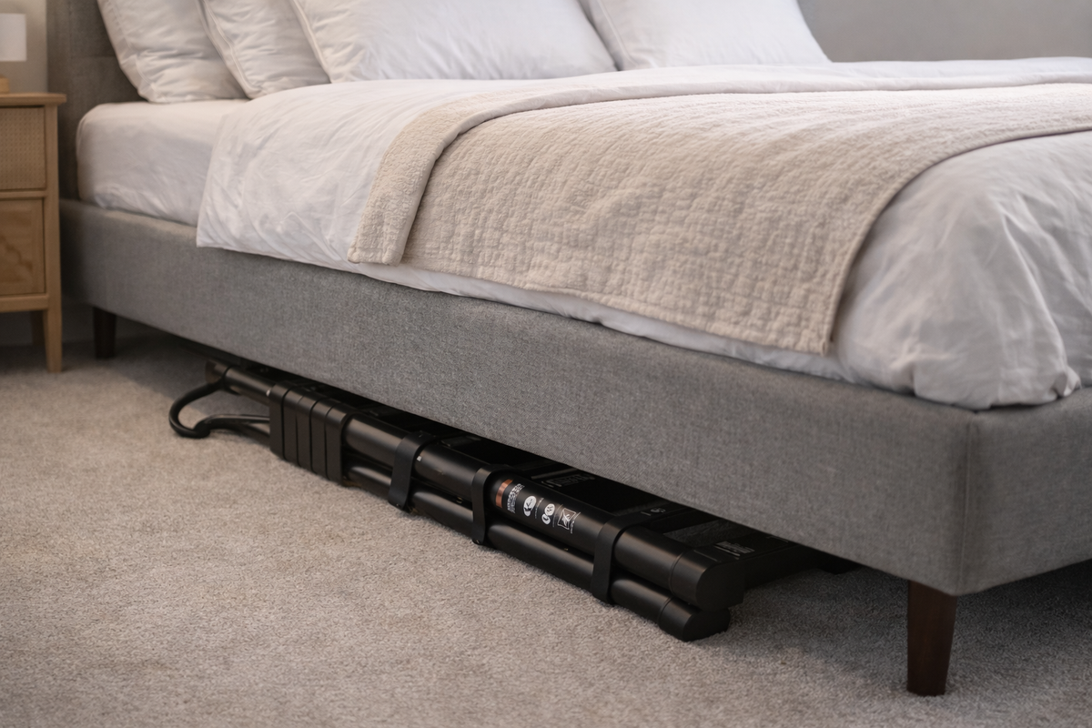 Échelle Télescopique Noire 5 m Skyline 500 Black | Aluminium EN 131 Pro Crochet Toiture – The MaxReach