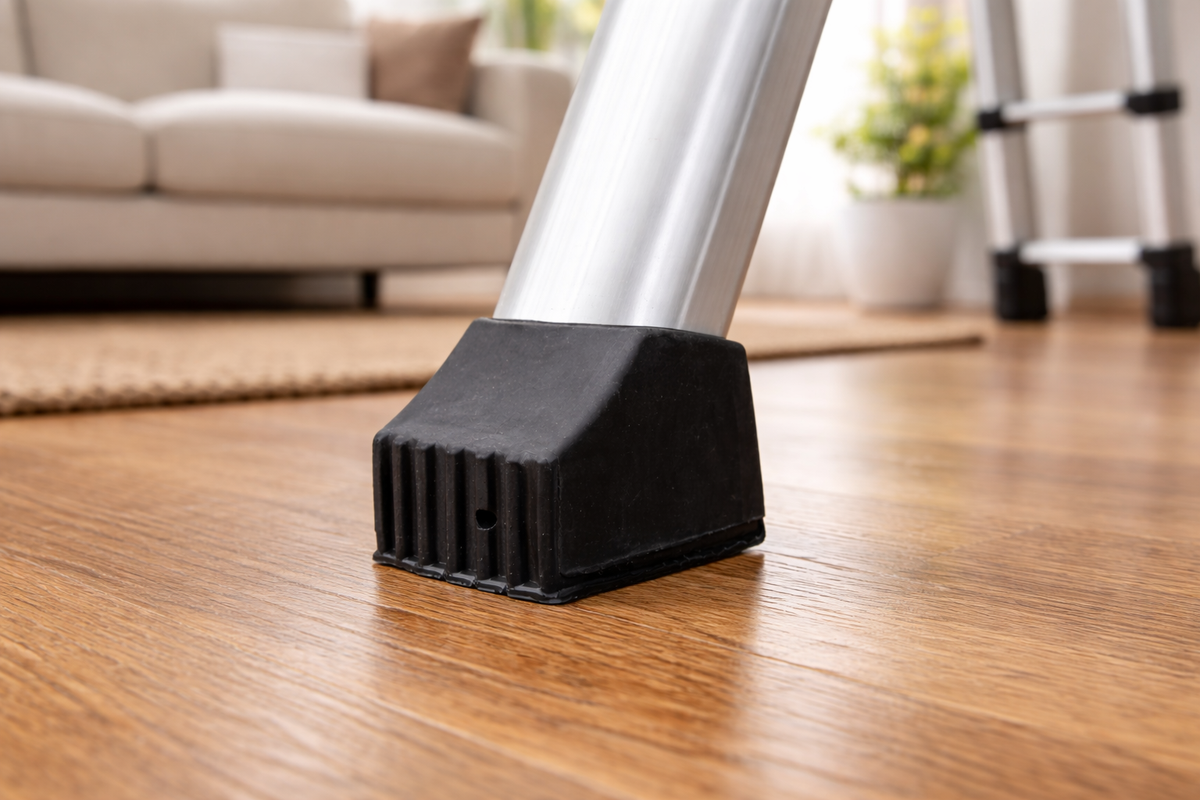Embout de Pied Antidérapant pour Échelle Télescopique | Caoutchouc Universel – The MaxReach
