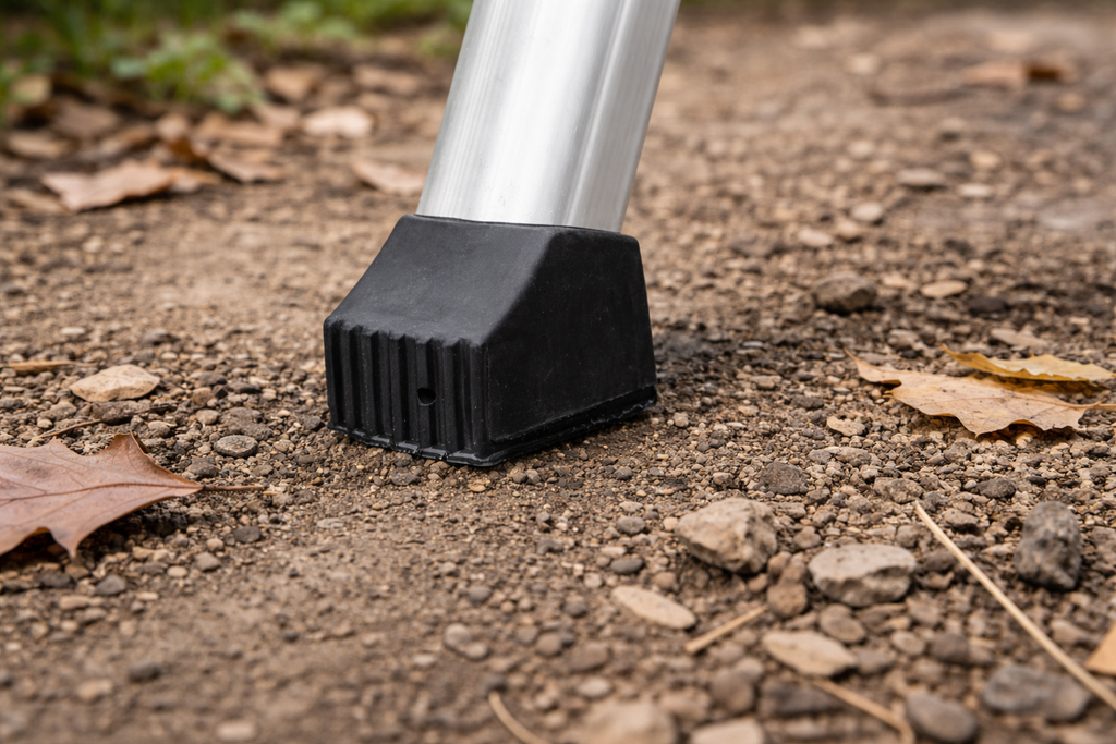 Embout de Pied Antidérapant pour Échelle Télescopique | Caoutchouc Universel – The MaxReach