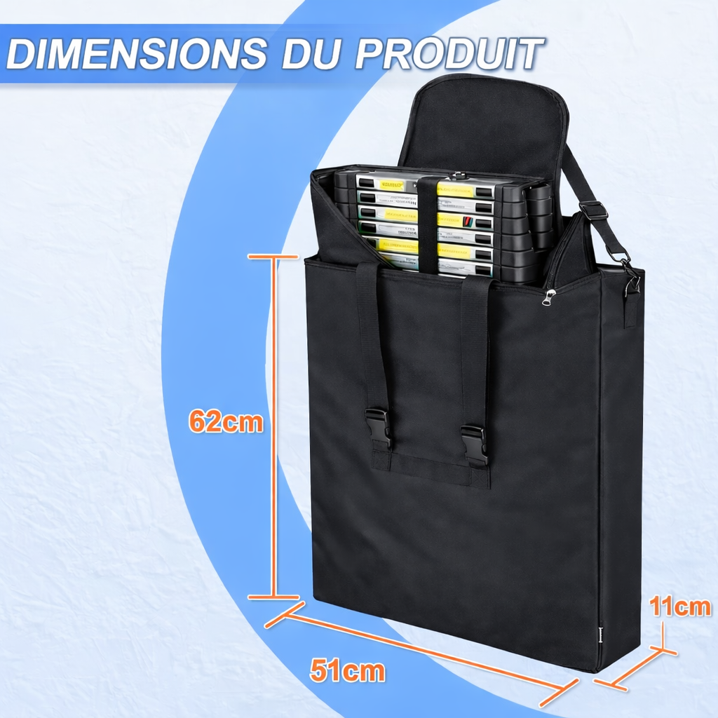 Housse de Transport PRO pour Échelle Télescopique | Oxford 600D Bandoulière Réglable – The MaxReach