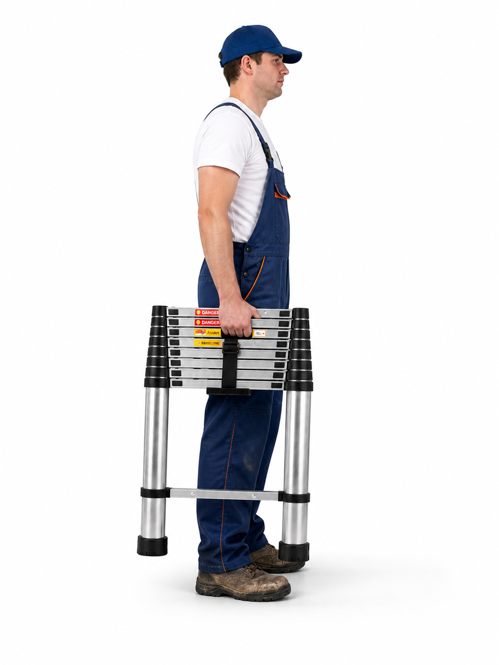 Échelle Télescopique Pro 320 HR | 3,2 m Aluminium Haute Résistance EN 131 Pro 150 kg – The MaxReach