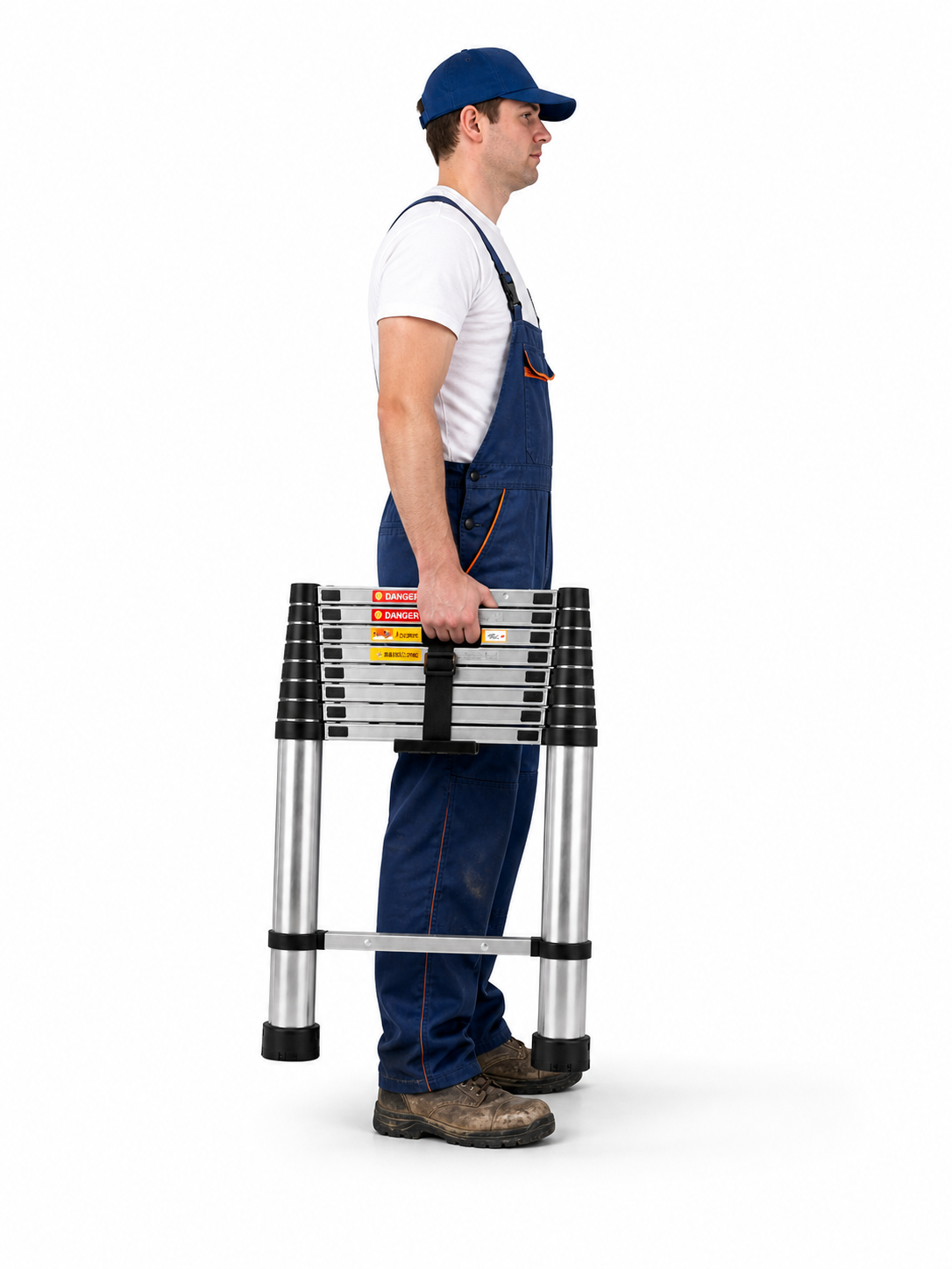 Échelle Télescopique Pro 320 HR | 3,2 m Aluminium Haute Résistance EN 131 Pro 150 kg – The MaxReach