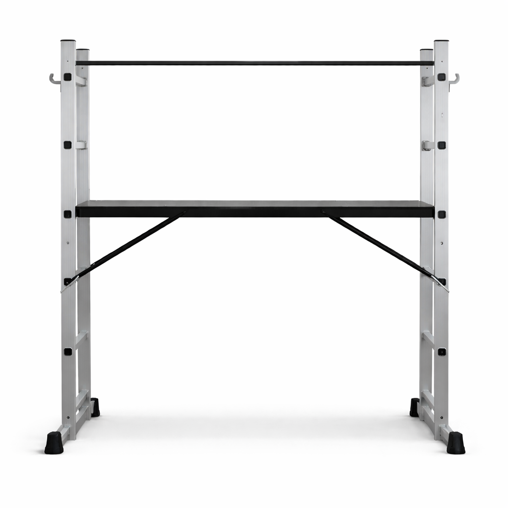 Échafaudage Aluminium Compact Pro SkyDeck | 3 m Roulettes Freinées 200 kg – The MaxReach